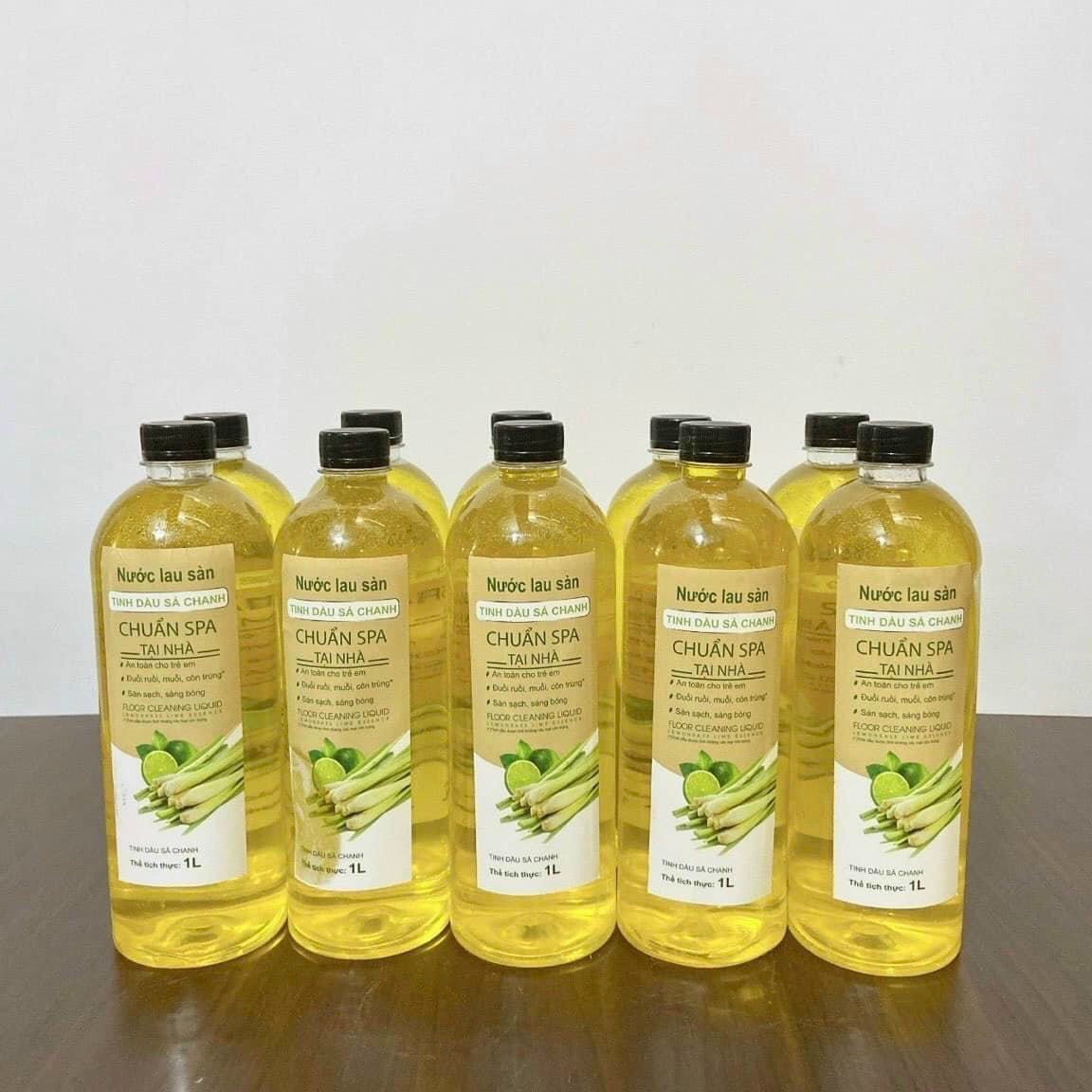Nước Lau Sàn Spa Tinh Dầu Chanh Sả 1 Lit