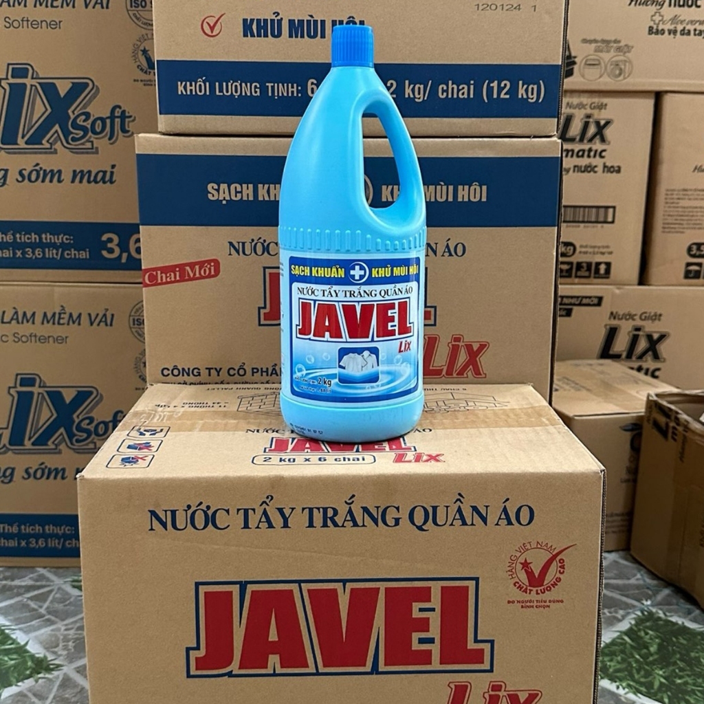 Nước tẩy quần áo Ja.vel chai 1kg