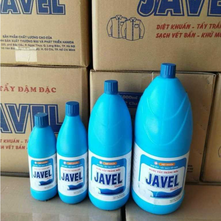 Nước tẩy quần áo Ja.vel chai 1kg