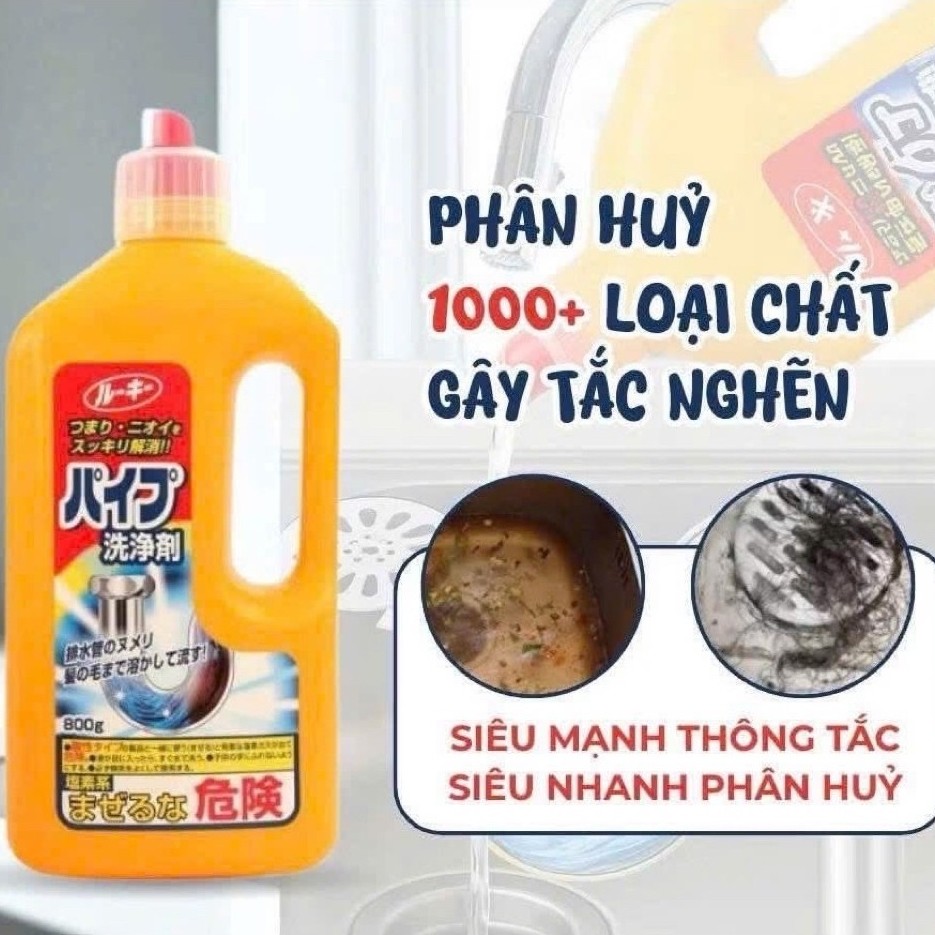 Nước Thông Cống Rookie Nhật Bản 800ml.
