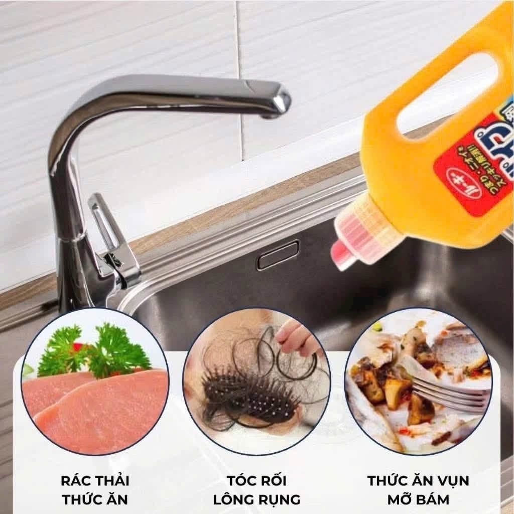 Nước Thông Cống Rookie Nhật Bản 800ml.