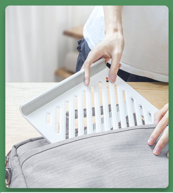 Kệ laptop nhôm gập D16 24.5cm