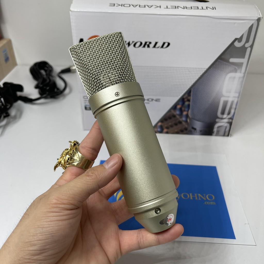 Mic Thu Âm Aqta AQ-100 - Vàng