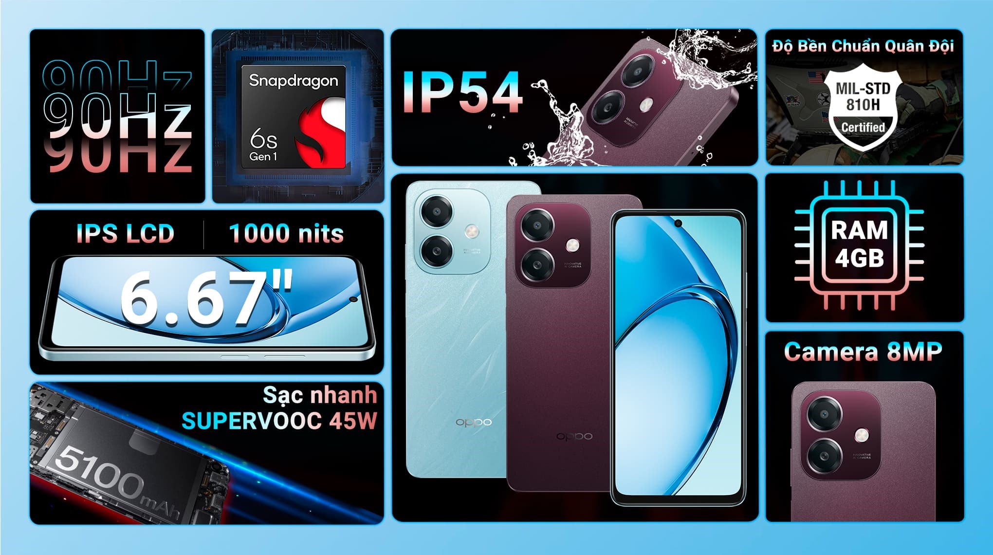 Oppo A3X mới chính hãng