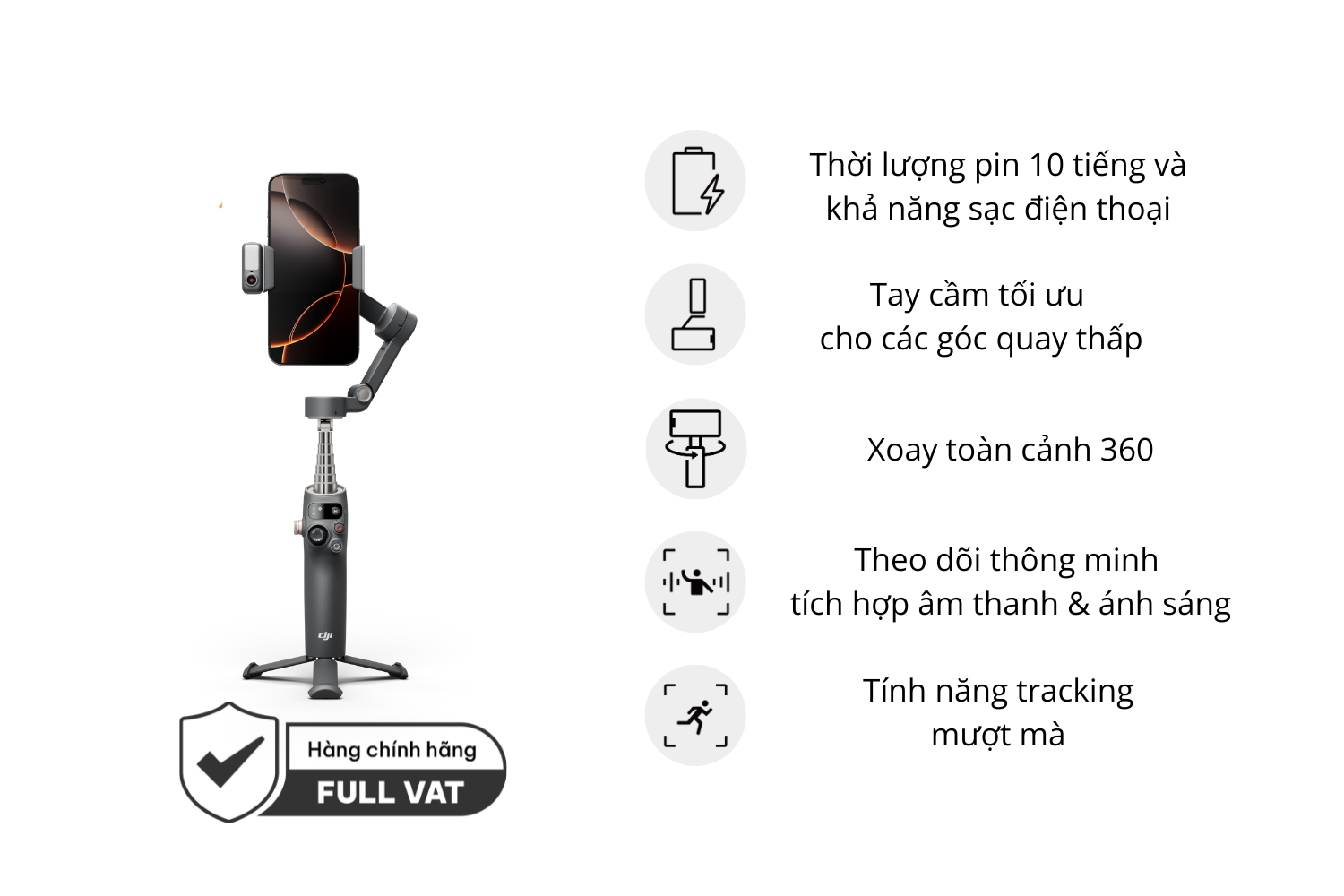 Gậy gimbal DJI Osmo Mobile 8