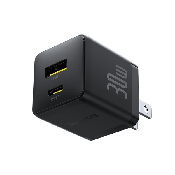 Cốc sạc 2 cổng Baseus Palm Fast Charger C+U 30W