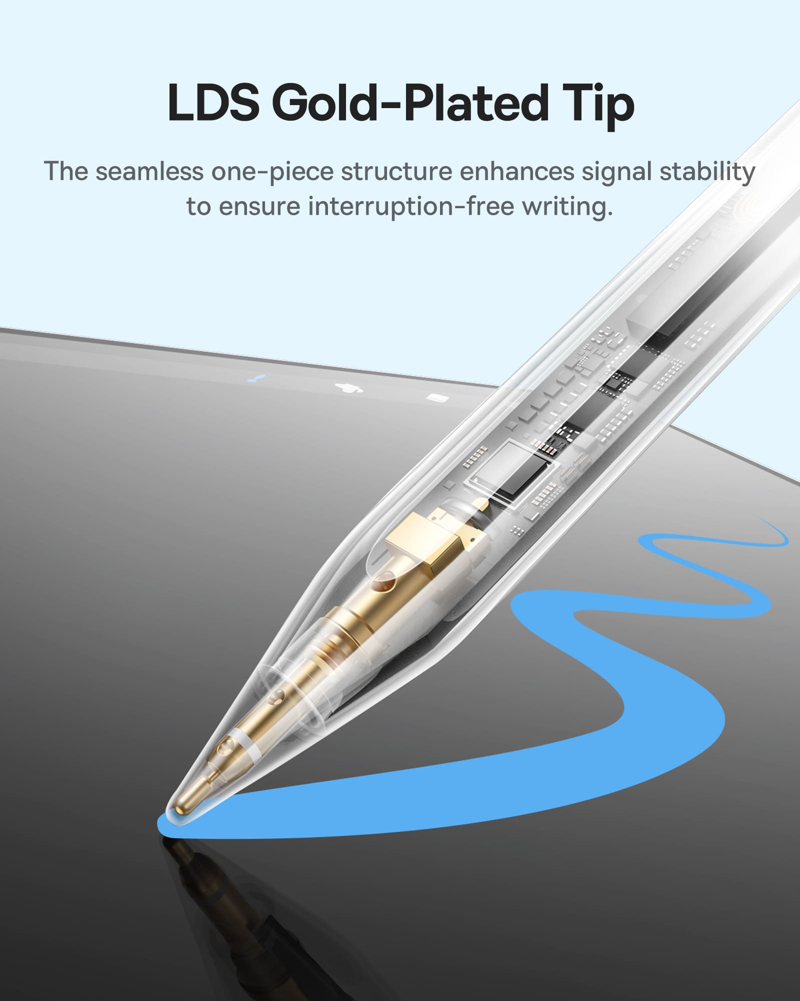 Bút Cảm Ứng Sạc Có Dây CN-Baseus Smooth Writing 3 Wired Charging Stylus Active - Tilt Sensitivity