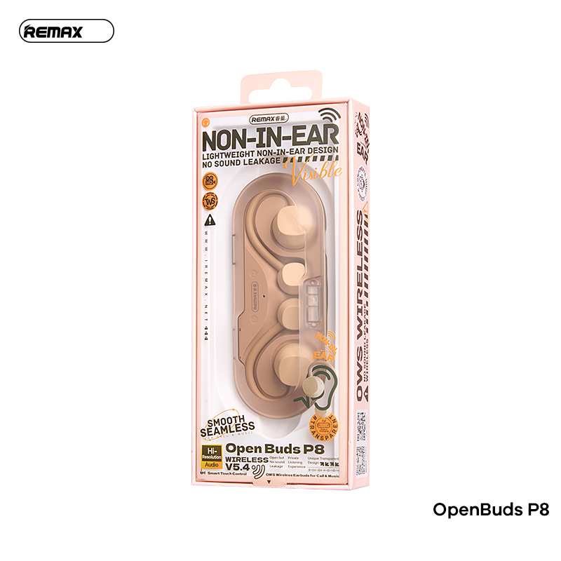 Tai nghe Bluetooth Dẫn Truyền Xương Remax OpenBuds P8 - Trắng