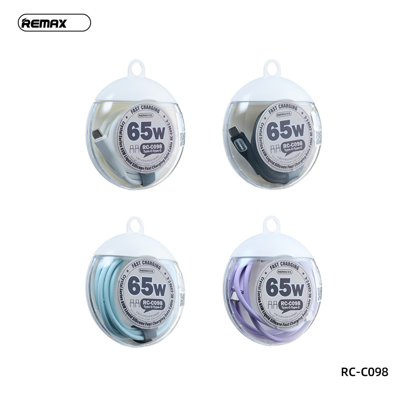 Cáp sạc TypeC-TypeC nhanh 65W Remax RC-C098