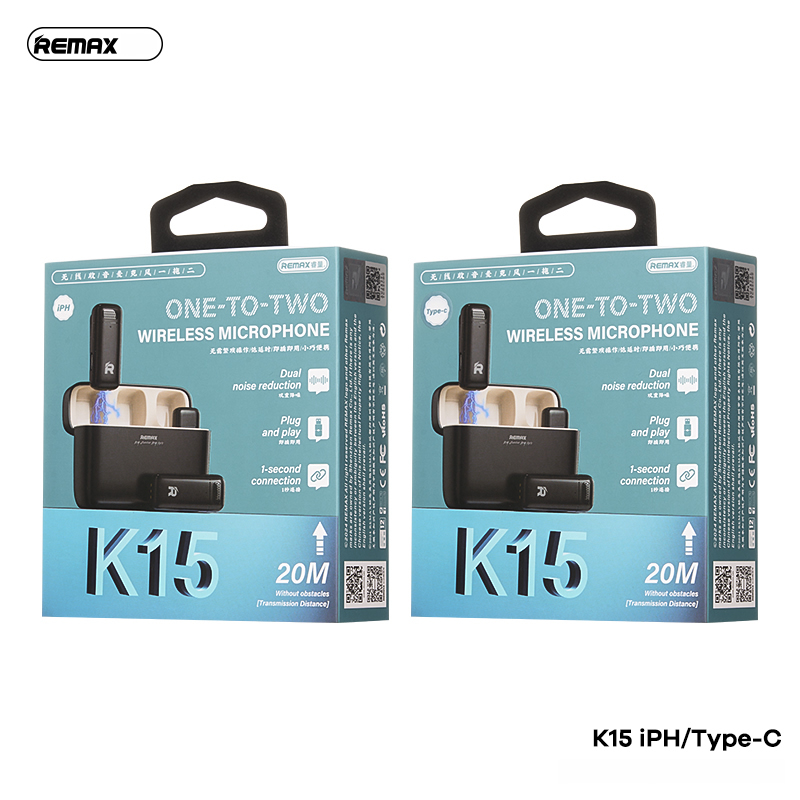 Mic Thu âm Quay Phim Remax K15. 2 Mic