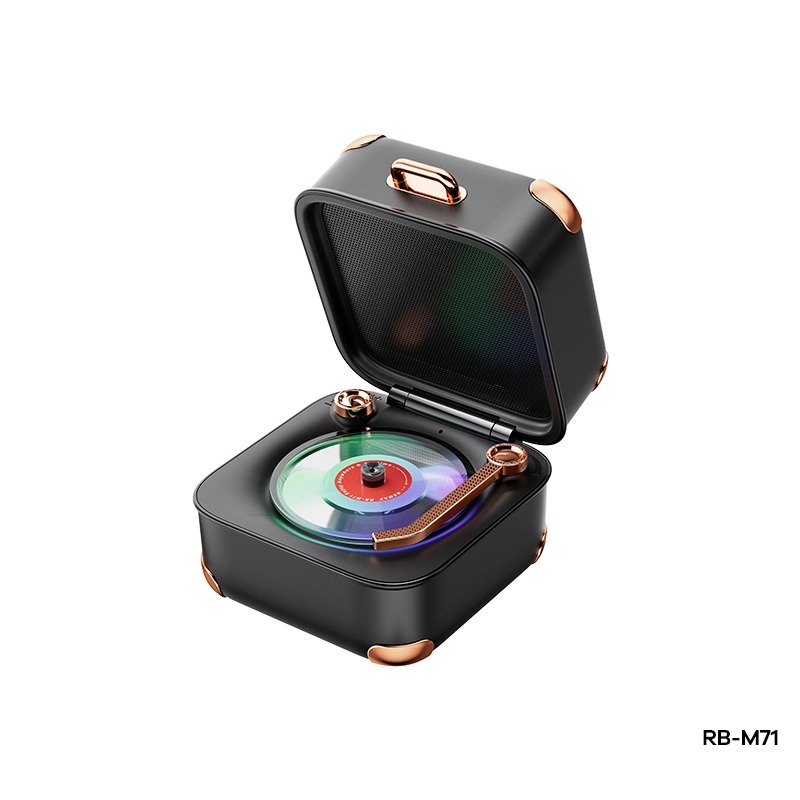 Loa Bluetooth Cổ Điển Bàn Xoay Remax M71