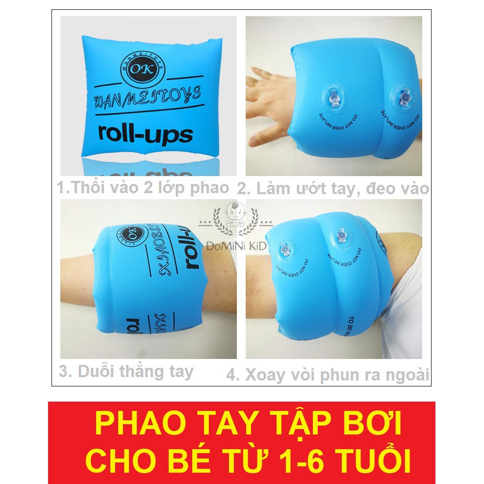 Phao Tay Tập Bơi Bộ 2 Cái