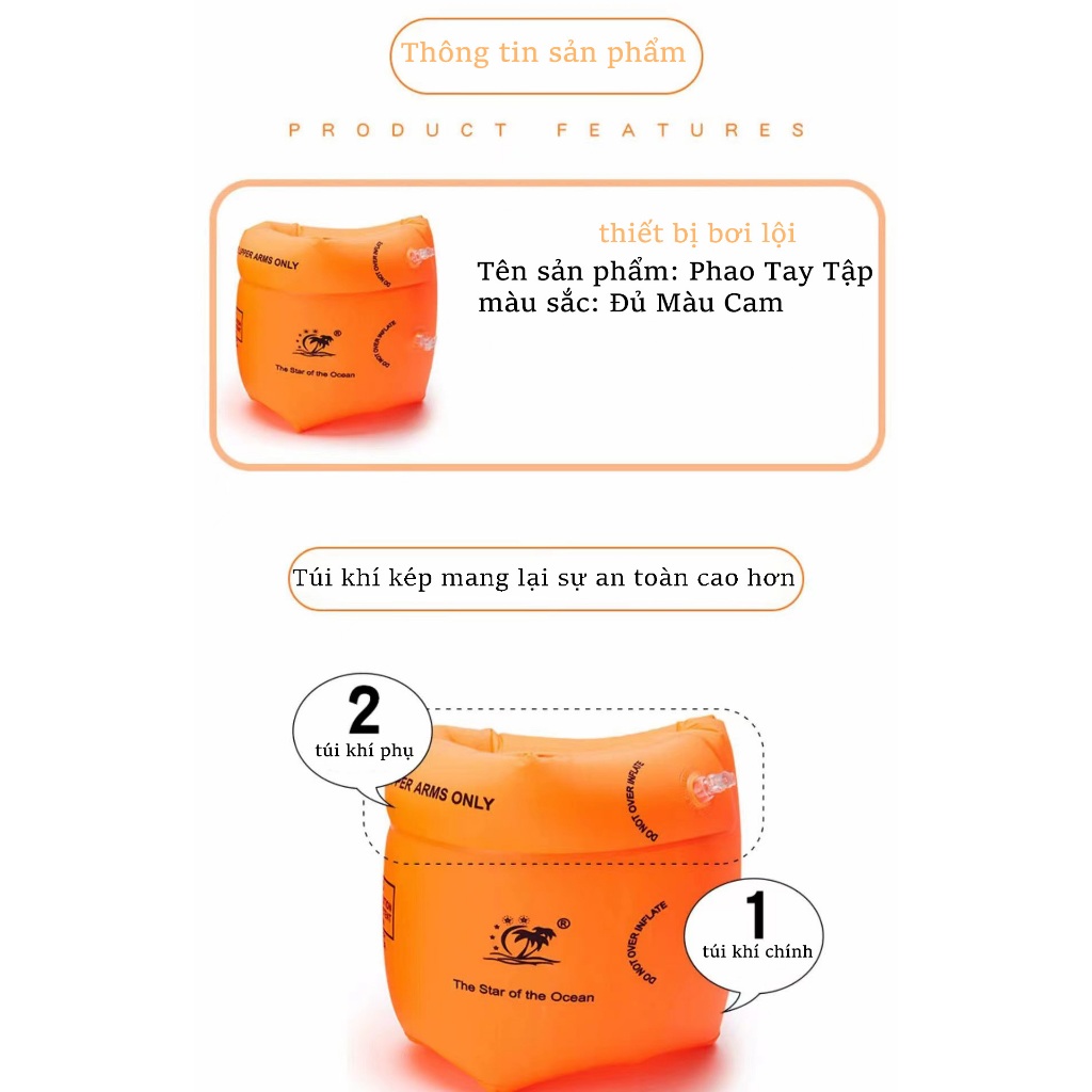 Phao Tay Tập Bơi Bộ 2 Cái