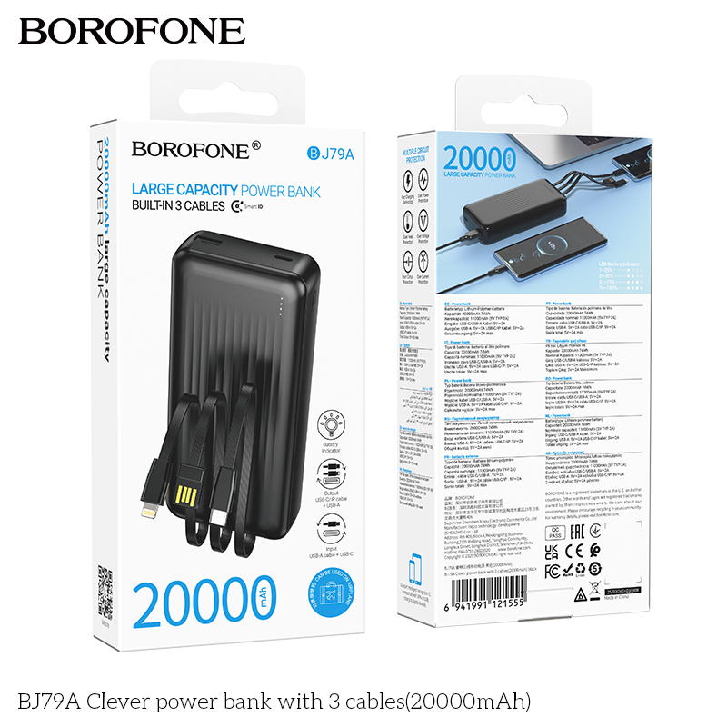 Sạc dự phòng Borofone BJ79A 20.000mah