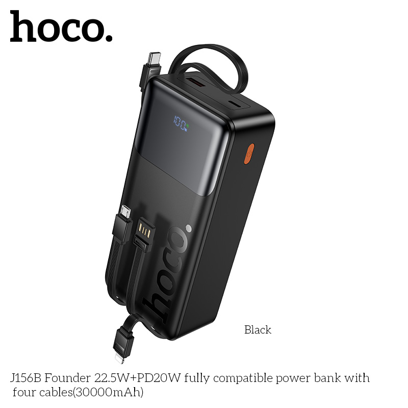 Sạc dự phòng Hoco J156B 30.000mah sạc nhanh 22,5w+PD20w - Hãng