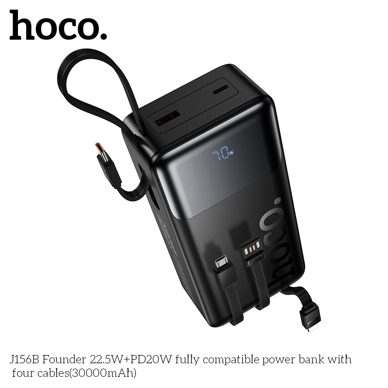 Sạc dự phòng Hoco J156B 30.000mah sạc nhanh 22,5w+PD20w - Hãng
