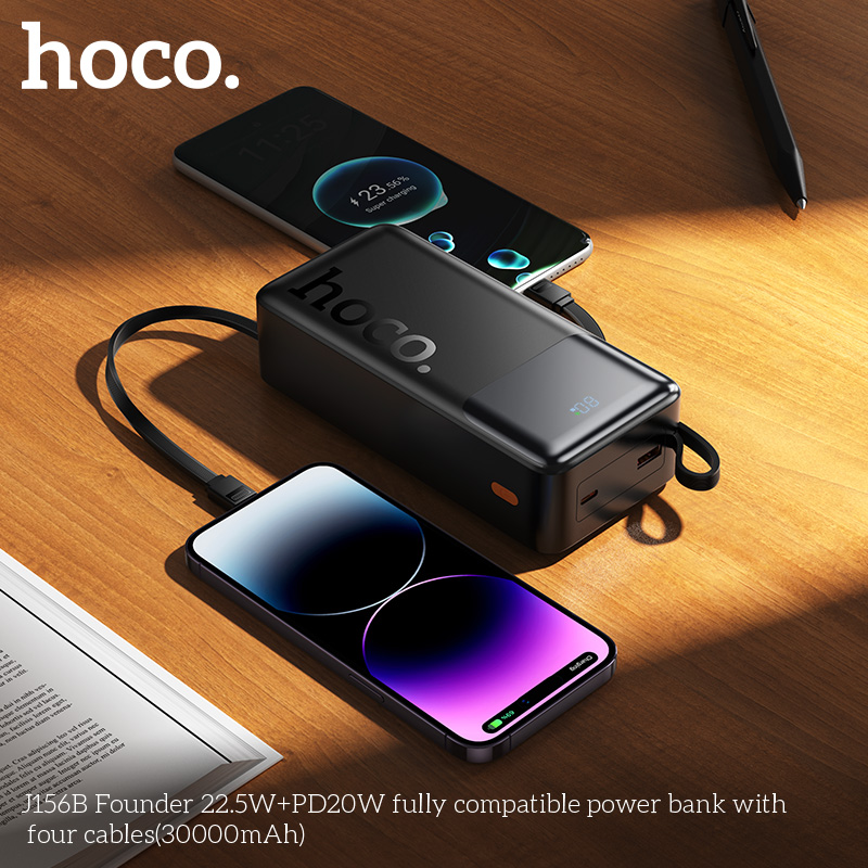 Sạc dự phòng Hoco J156B 30.000mah sạc nhanh 22,5w+PD20w - Hãng