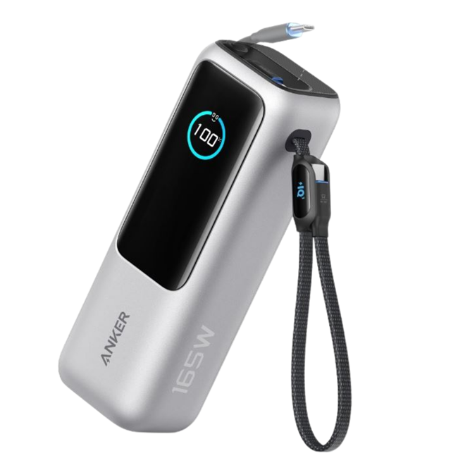 Sạc dự phòng Anker Zolo 1C1A 165W 25000mah kèm cáp TypeC sạc dượcd laptop A1695