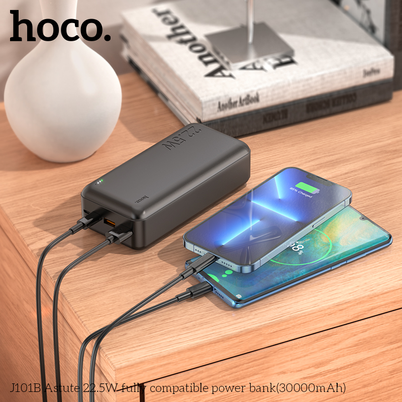 Sạc dự phòng Hoco J101B 30.000mah sạc nhanh 22,5w+QC3.0