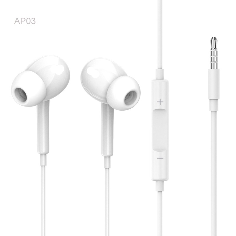 Tai nghe dây Đầu tròn Pisen AP03