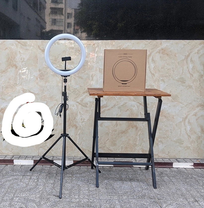 Đèn Led Ring Livestream 3 Chân Size 30cm/ 33cm + Chân đứng