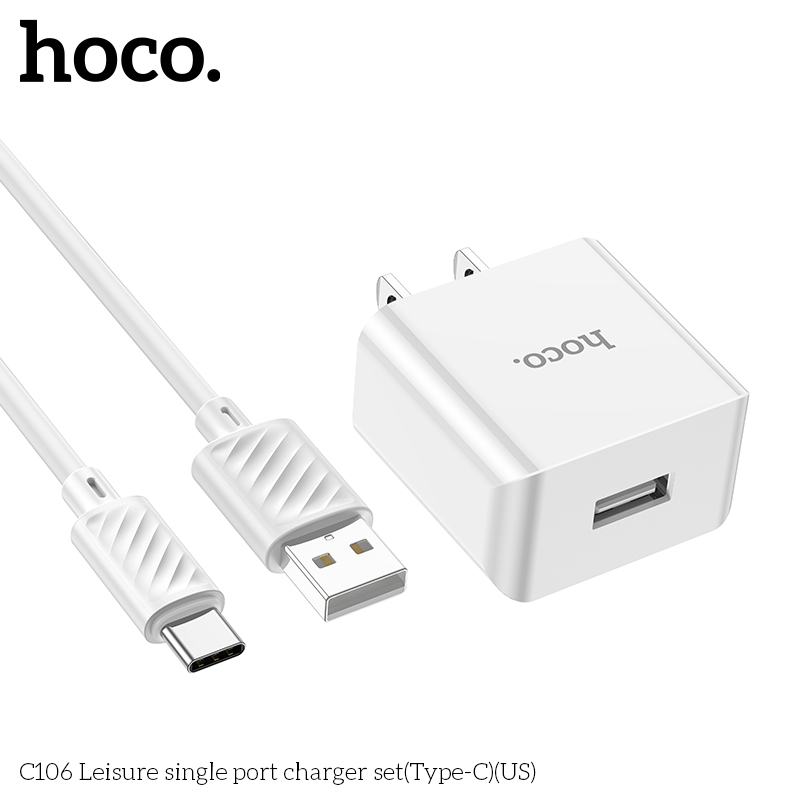 Bộ sạc Usb-TypeC Hoco C106