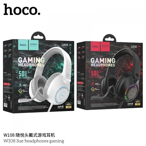 Tai nghe chụp Hoco W108 - Đủ màu