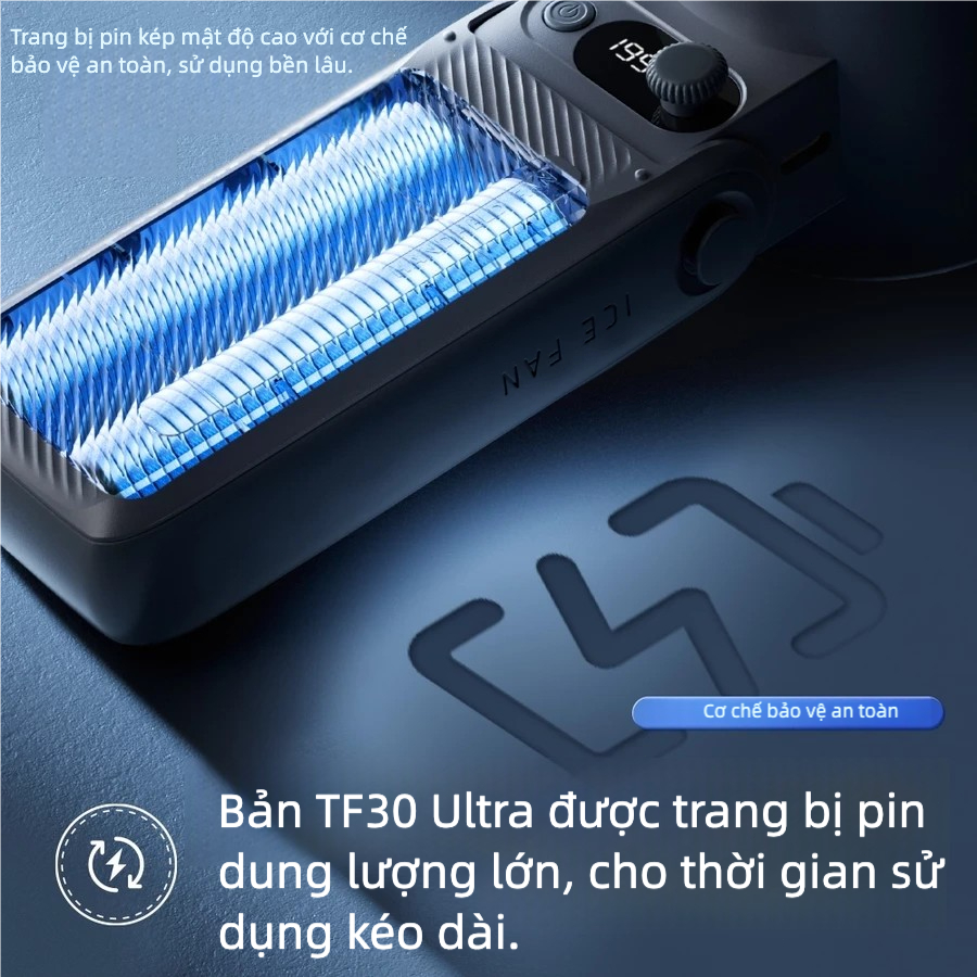 Quạt cầm tay (Có Sò Lạnh) 199 tốc độ Jamay F5, A228