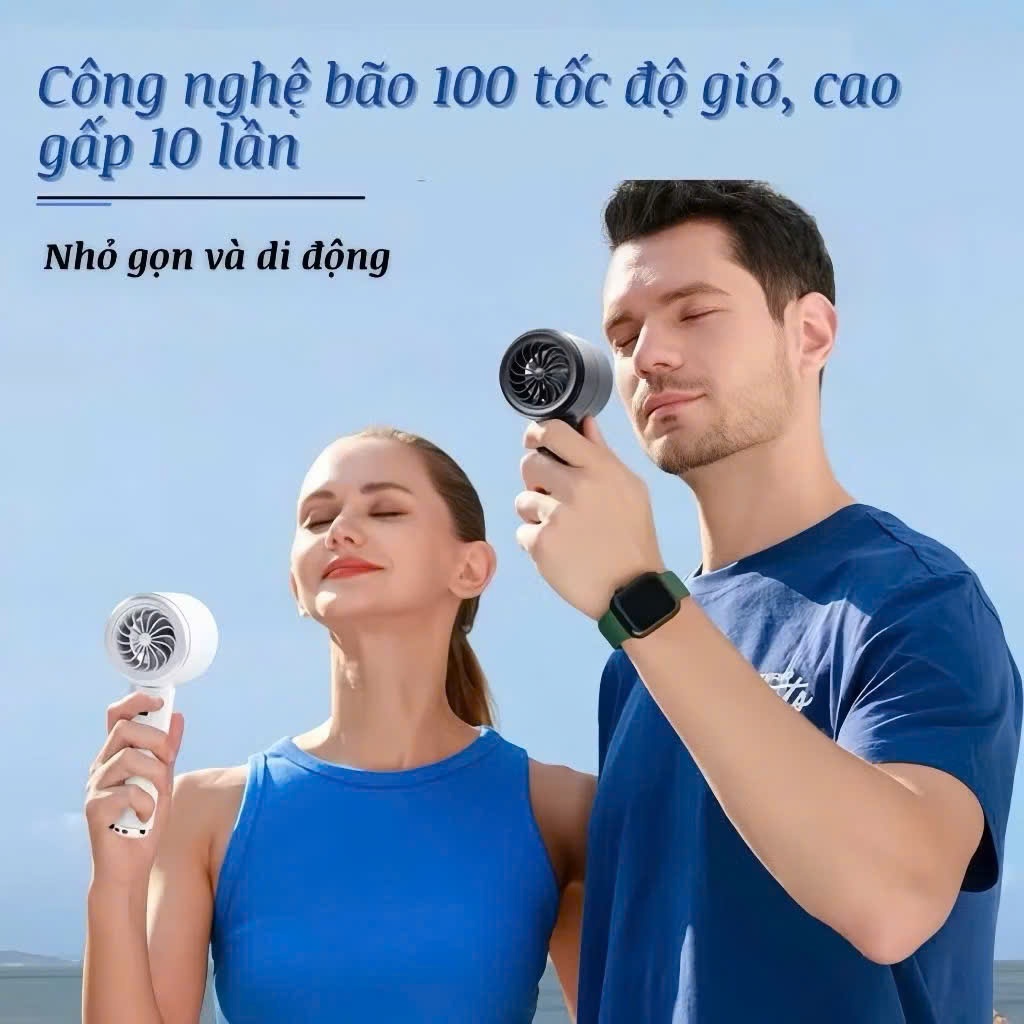 Quạt Cầm Tay Turbo 100 Tốc Độ N68