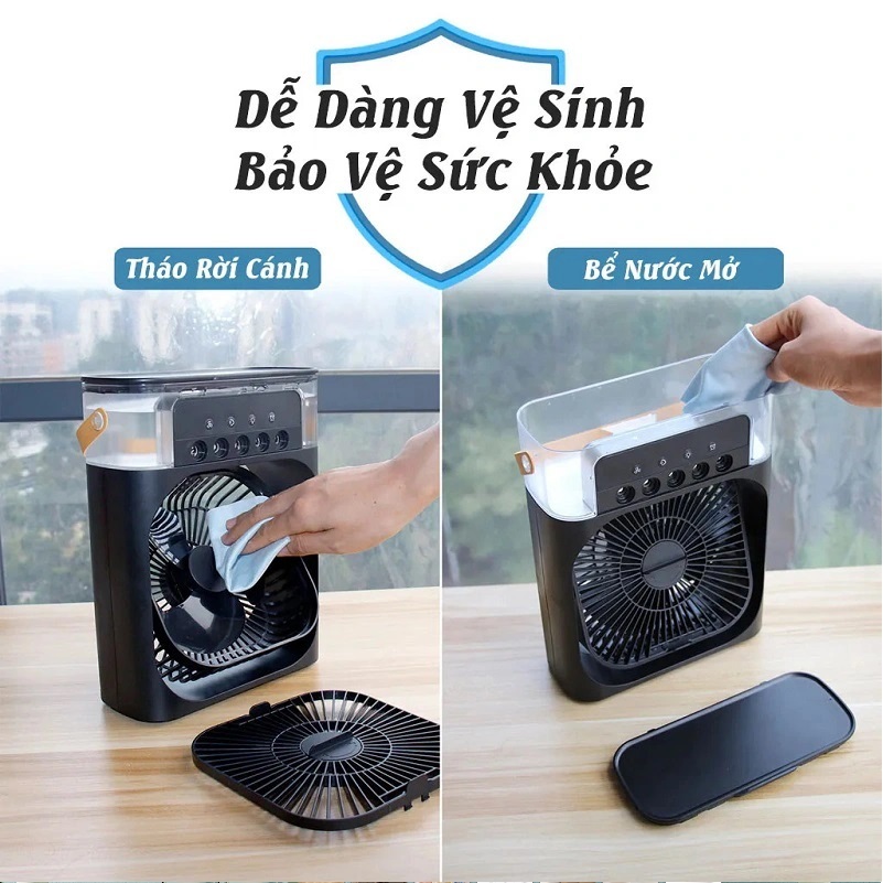 Quạt phun sương hơi nước 5 lổ
