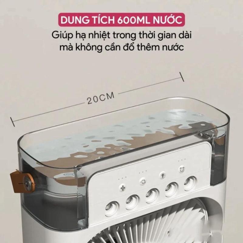 Quạt phun sương hơi nước 5 lổ