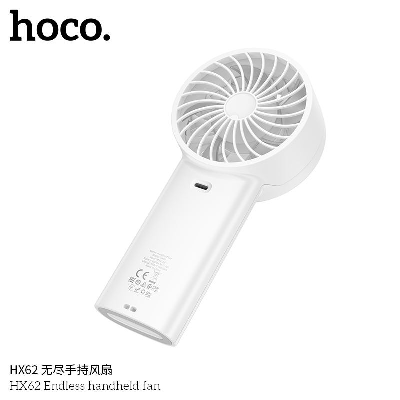 Quạt cầm tay làm mát Hoco HX62 (5-17h)