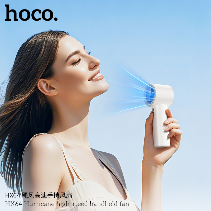 Quạt cầm tay Hoco HX64 tốc độ cao