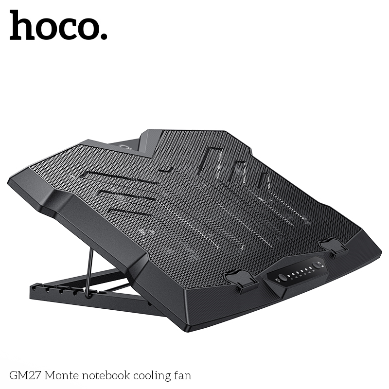 Quạt làm mát máy tính Hoco GM27 có giá đỡ điện thoại