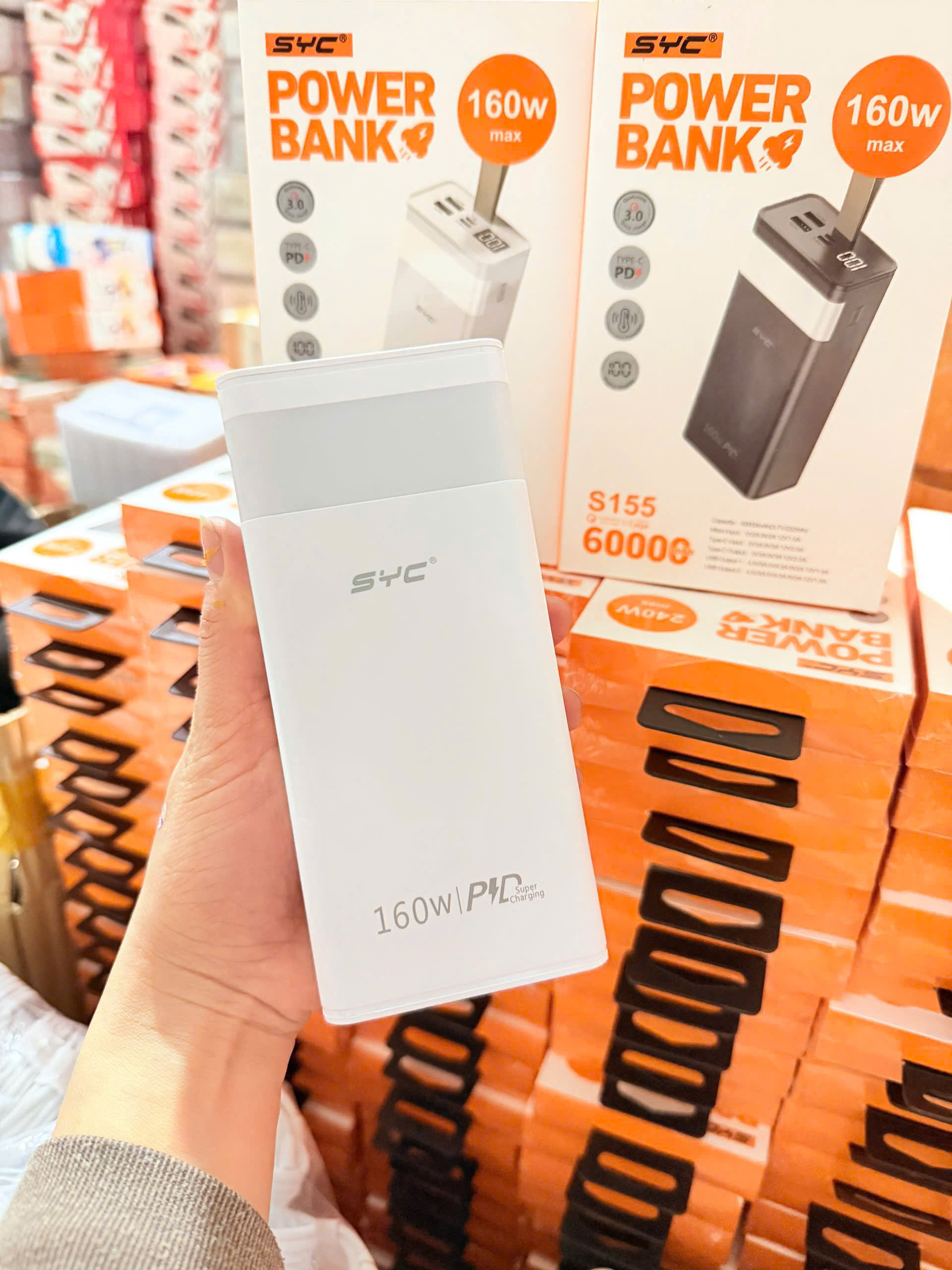 Sạc dự phòng SYC S155 60.000 160w