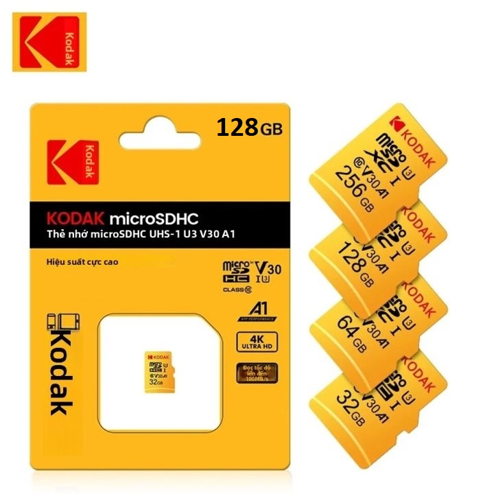 Thẻ Nhớ Micro (thẻ nhỏ) KODAK U3-V30