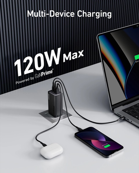 Cốc sạc Anker 737 Charger 120W