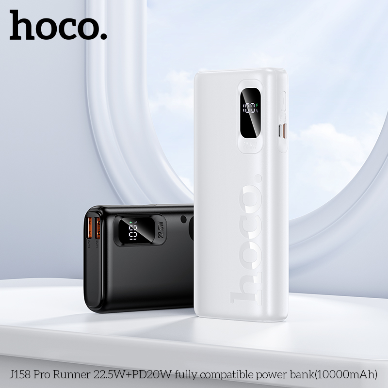 Sạc dự phòng Hoco J158 Pro 10.000mah Led 22,5w+PD20w - Hãng