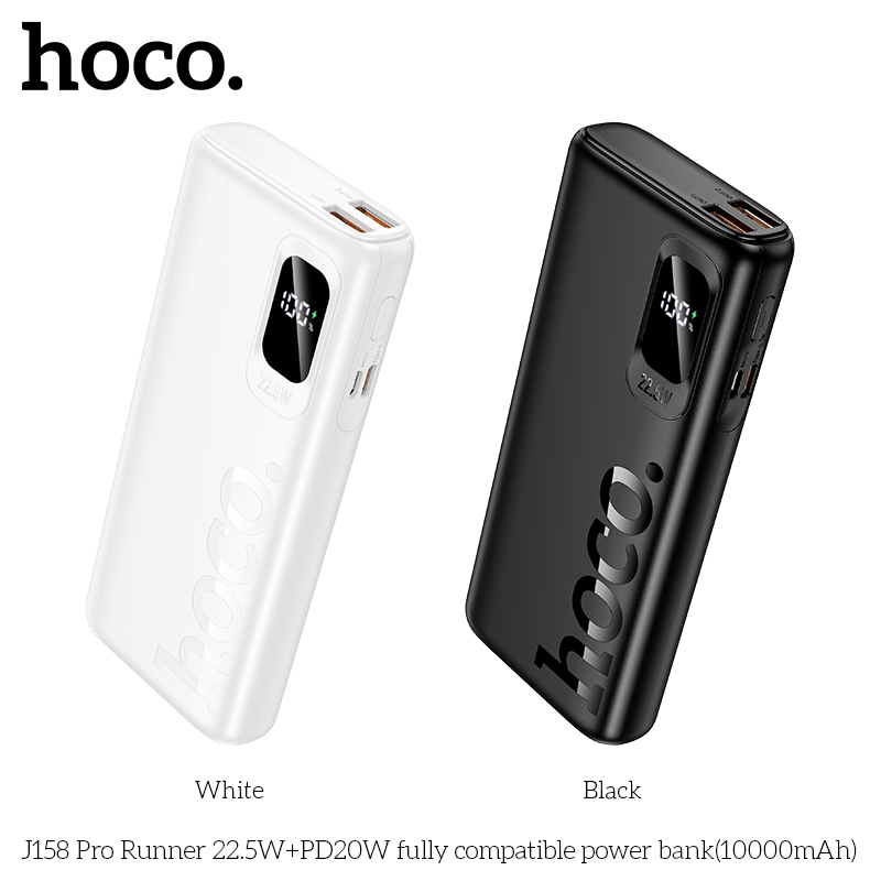 Sạc dự phòng Hoco J158 Pro 10.000mah Led 22,5w+PD20w - Hãng