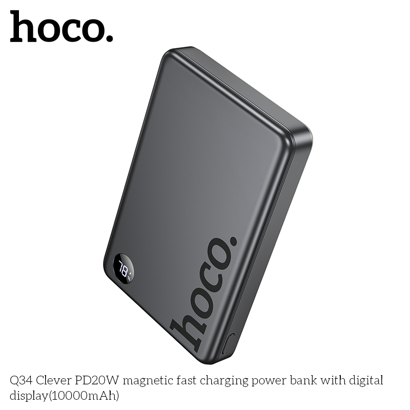 Sạc dự phòng Magnetic Hoco Q34 PD20w 10.000