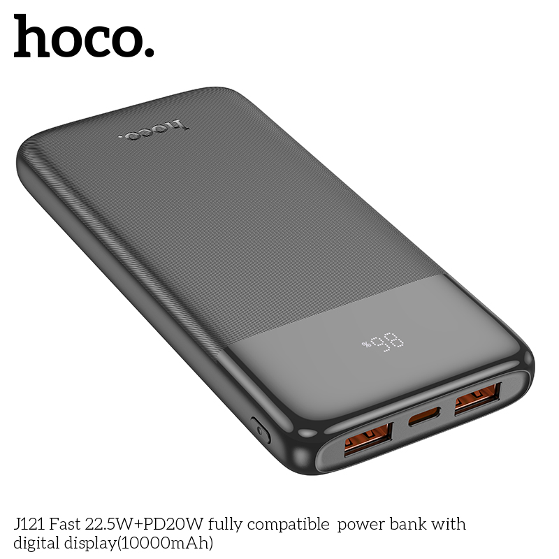 Sạc dự phòng Hoco J121 10.000mah sạc nhanh 22,5w+ps20w - Hãng