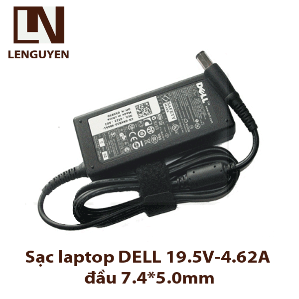 Sạc laptop Dell 19.5V/4.62A (7.4*5.0)
