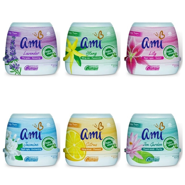 Sáp thơm Ami hương tự nhiên 200g hương inbox hoặc ngãu nhiên