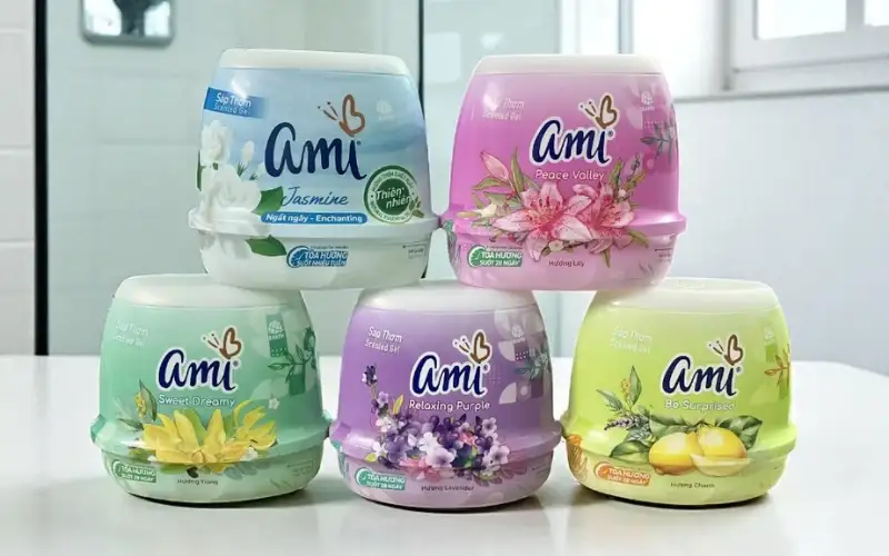 Sáp thơm Ami hương tự nhiên 200g hương inbox hoặc ngãu nhiên