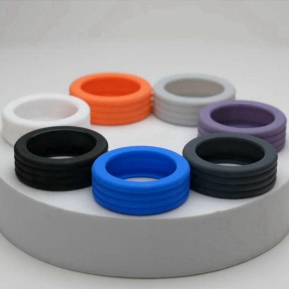 Set 10 Bọc bánh xe vali hành lý bằng silicon giảm tiếng ồn. màu ngẫu  nhiên