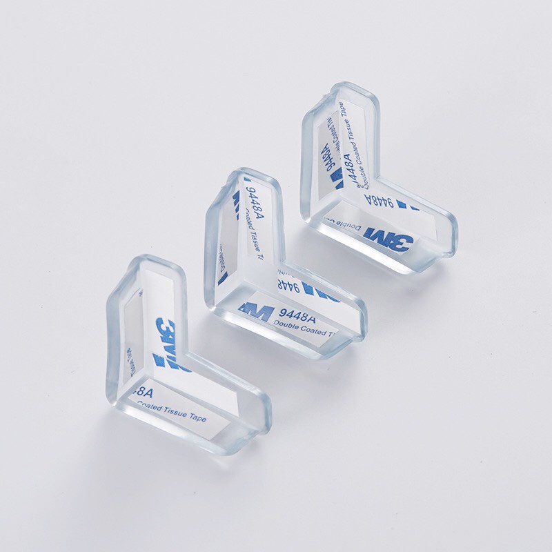 Miếng Bịt Góc Cạnh Bàn Silicon Chữ L 4 cái