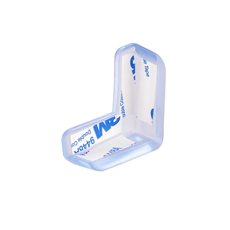 Miếng Bịt Góc Cạnh Bàn Silicon Chữ L 4 cái