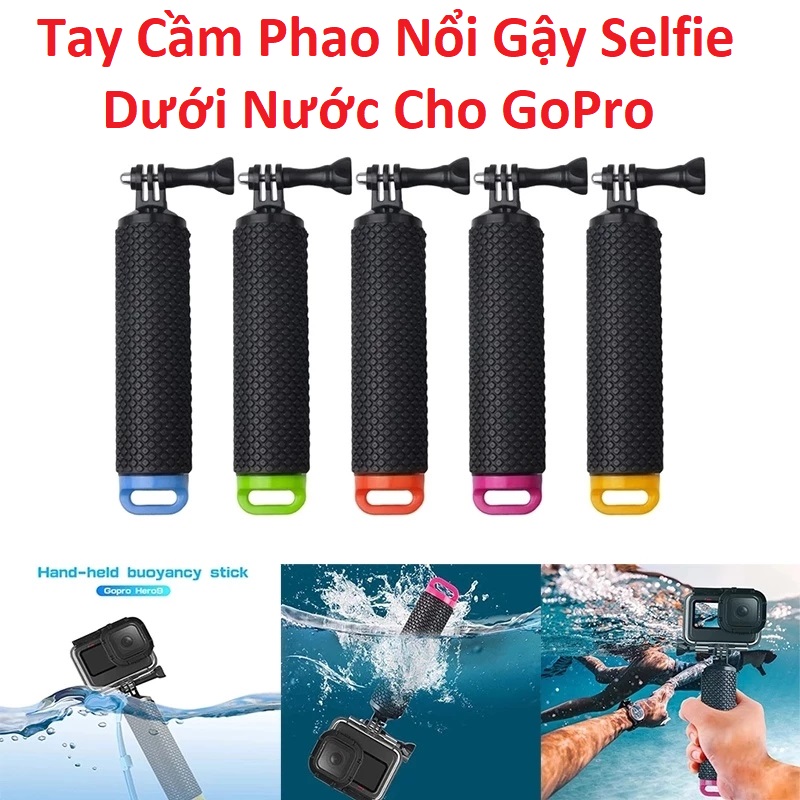 Gậy Tay Cầm Phao Nổi Gậy Selfie Dưới Nước Cho GoPro, camera thể thao