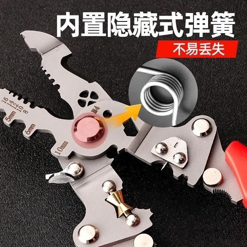 Kìm tuốt dây đa chức năng 21 trong 1 chuyên dụng cho thợ điện.
