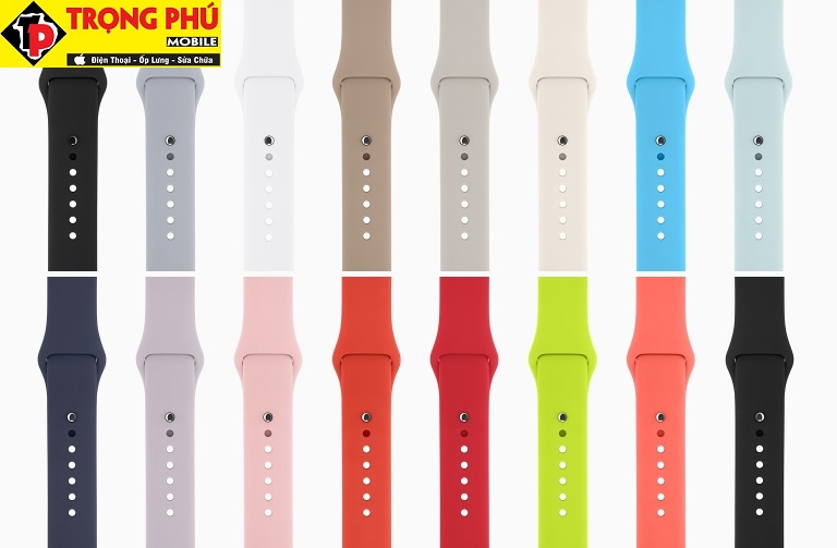 Dây đeo cho đồng hồ apple watch nhựa cao su silicon